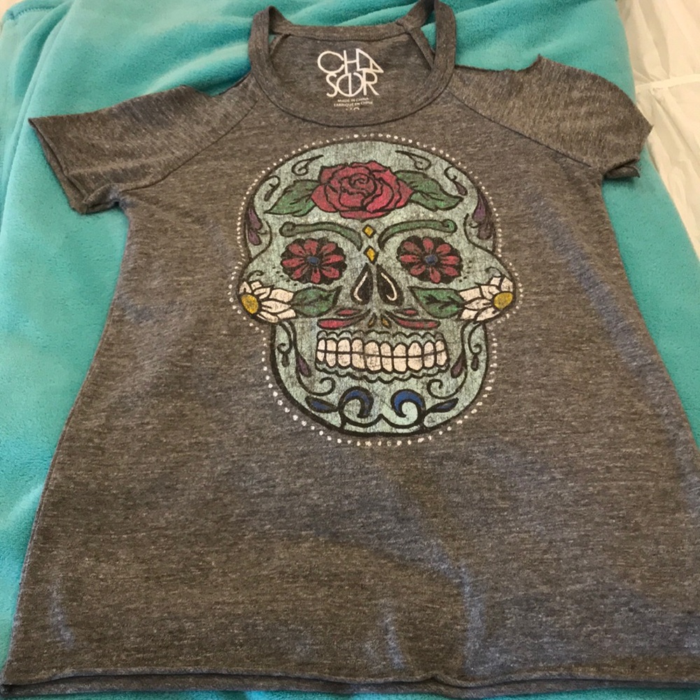 Chaser Calavera Skull Tee size XS - Picture 3 of 8